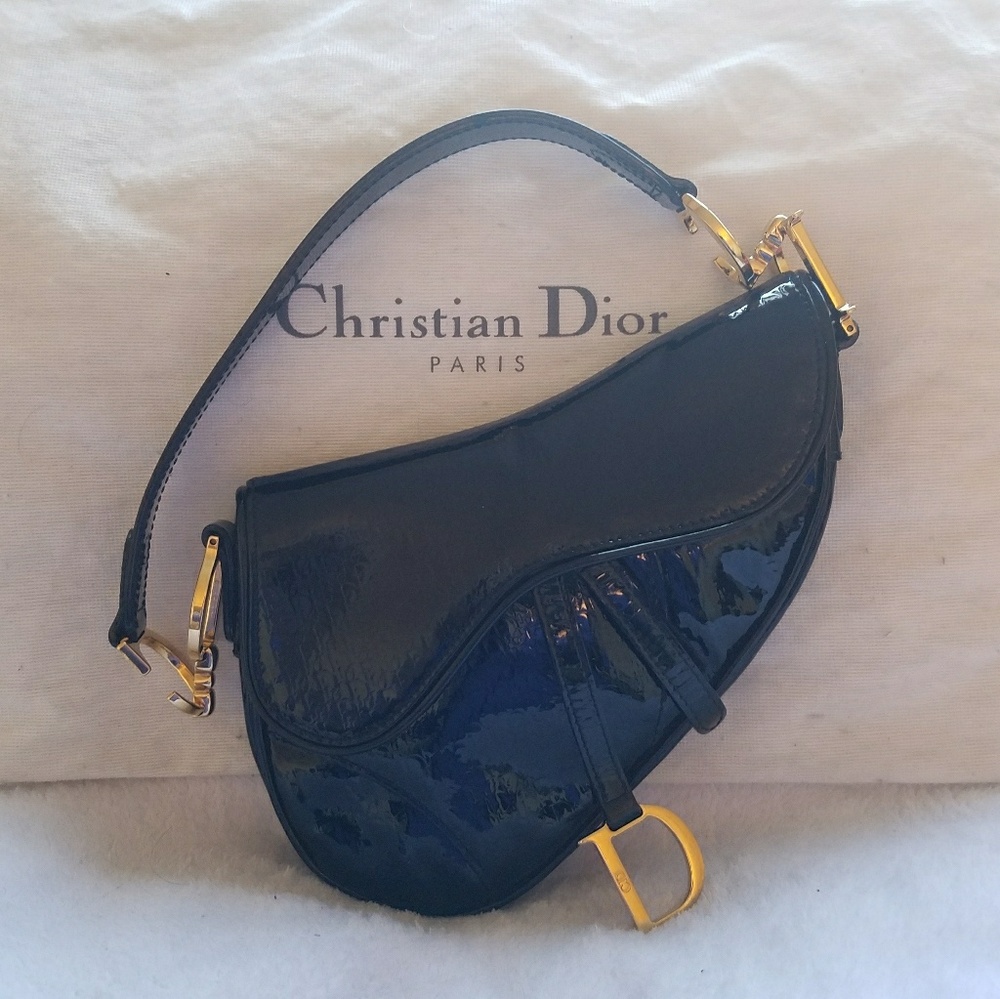 RARE Christian Dior-vintage mini saddle bag